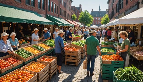 Les marchés de producteurs et trésors de notre sol